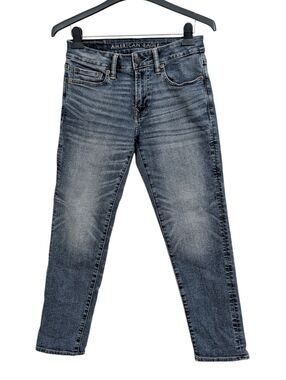 American Eagle Outfitters Slim Straight Men's 28x30 Blue Jeans Medium Wash
